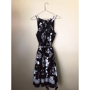 WHBM Halter Top Midi Dress